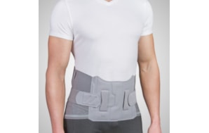 EMO LUMBACK ORTOTESE SACROLOMBAR ALTA CINZA FJ204